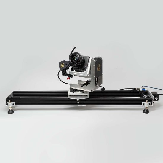Moco Toolbox Camera Slider with Tilt Pan Focus for precise stop motion video live action photogrammetry